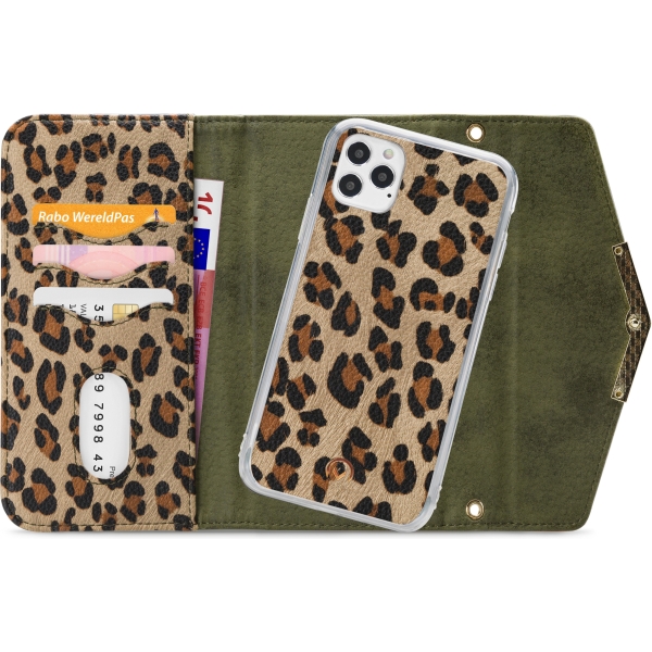 Mobilize 2In1 Gelly Clutch For Apple Iphone 12/12 Pro Green Leopard - Afbeelding 4