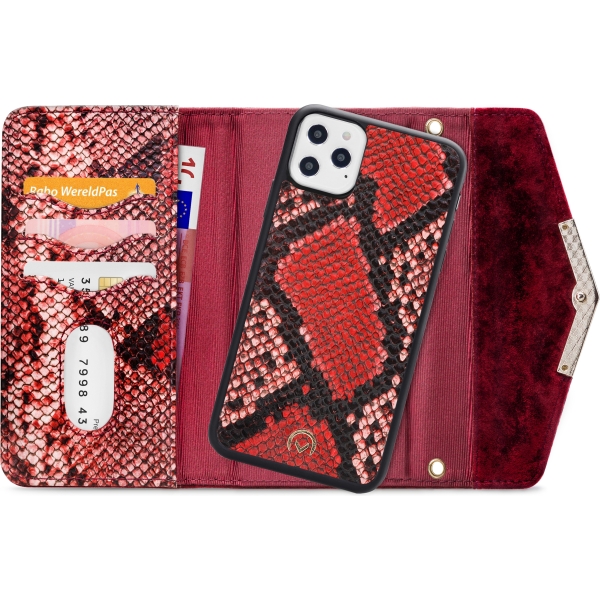 Mobilize 2In1 Gelly Velvet Clutch For Apple Iphone 12 Pro Max Red Snake - Afbeelding 4