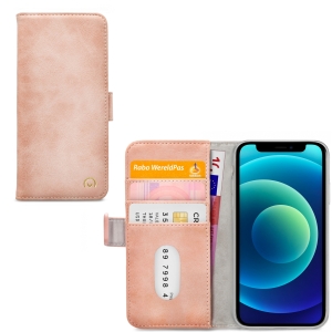 Mobilize Elite Gelly Wallet Book Case Apple Iphone 12 Mini Soft Pink