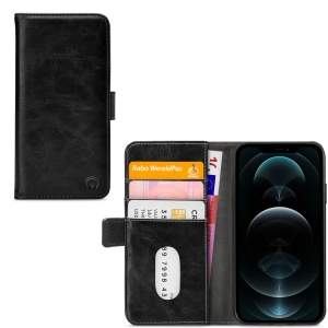 Mobilize Elite Gelly Wallet Book Case Apple Iphone 12 Pro Max Black