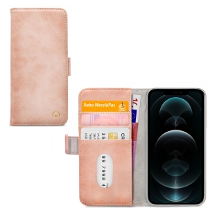 Mobilize Elite Gelly Wallet Book Case Apple Iphone 12 Pro Max Soft Pink