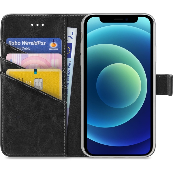My Style Flex Wallet For Apple Iphone 12 Mini Black - Afbeelding 3