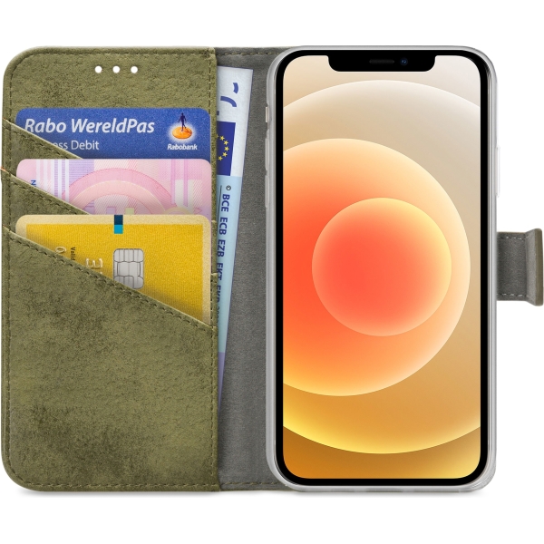 My Style Flex Wallet For Apple Iphone 12/12 Pro Olive - Afbeelding 3