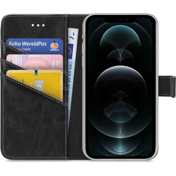 My Style Flex Wallet For Apple Iphone 12 Pro Max Black - Afbeelding 3