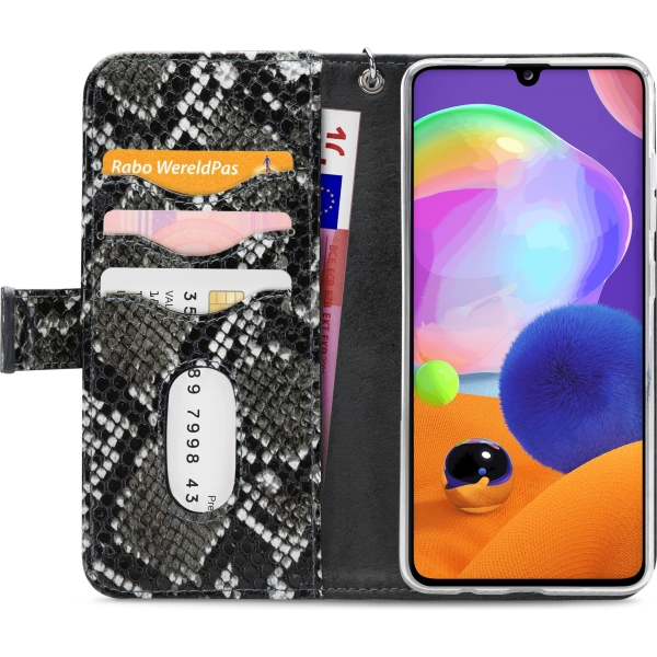 Mobilize 2In1 Gelly Zipper Case Samsung Galaxy A31 Black/Snake - Afbeelding 3