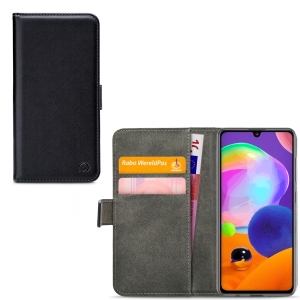 Mobilize Classic Gelly Wallet Book Case Samsung Galaxy A31 Black