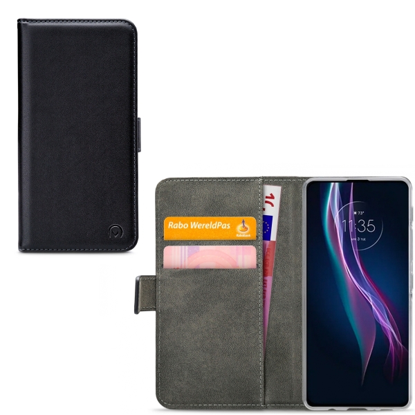 Mobilize Classic Gelly Wallet Book Case Motorola One Fusion+ Black