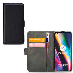Mobilize Classic Gelly Wallet Book Case Motorola Moto G 5G Plus Black
