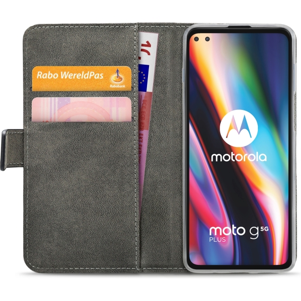Mobilize Classic Gelly Wallet Book Case Motorola Moto G 5G Plus Black - Afbeelding 4