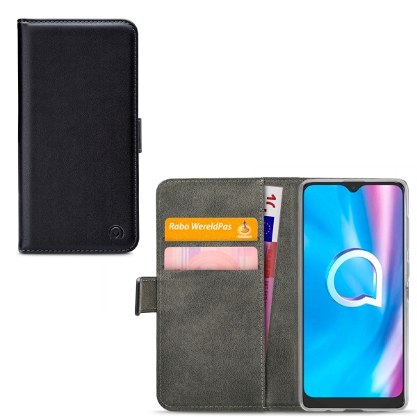 Mobilize Classic Gelly Wallet Book Case Alcatel 1Se (2020) Black