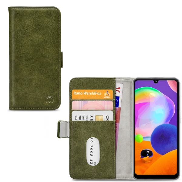 Mobilize Elite Gelly Wallet Book Case Samsung Galaxy A31 Green