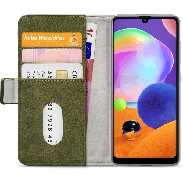 Mobilize Elite Gelly Wallet Book Case Samsung Galaxy A31 Green - Afbeelding 4