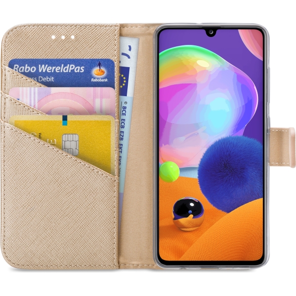 My Style Flex Wallet For Samsung Galaxy A31 Gold - Afbeelding 3