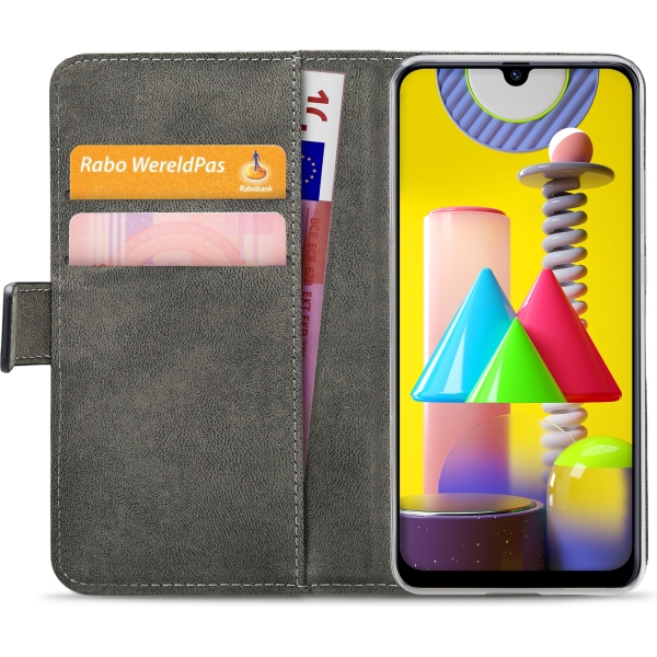 Mobilize Classic Gelly Wallet Book Case Samsung Galaxy M31 Black - Afbeelding 4