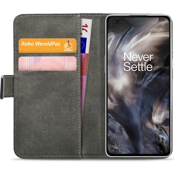 Mobilize Classic Gelly Wallet Book Case Oneplus Nord 5G Black - Afbeelding 4