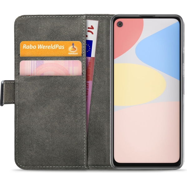 Mobilize Classic Gelly Wallet Book Case Google Pixel 4A Black - Afbeelding 4