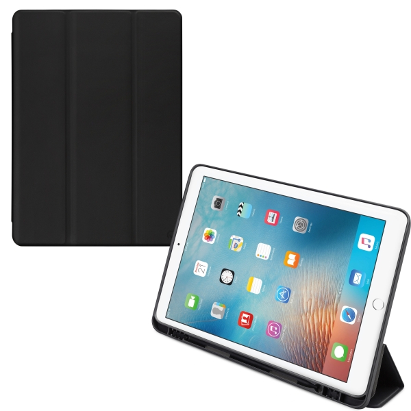 Mobilize Solid Folio Case For Apple Ipad 9.7 2017/2018/Air/Air 2/Pro 9.7 Black