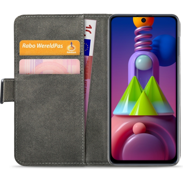 Mobilize Classic Gelly Wallet Book Case Samsung Galaxy M51 Black - Afbeelding 4