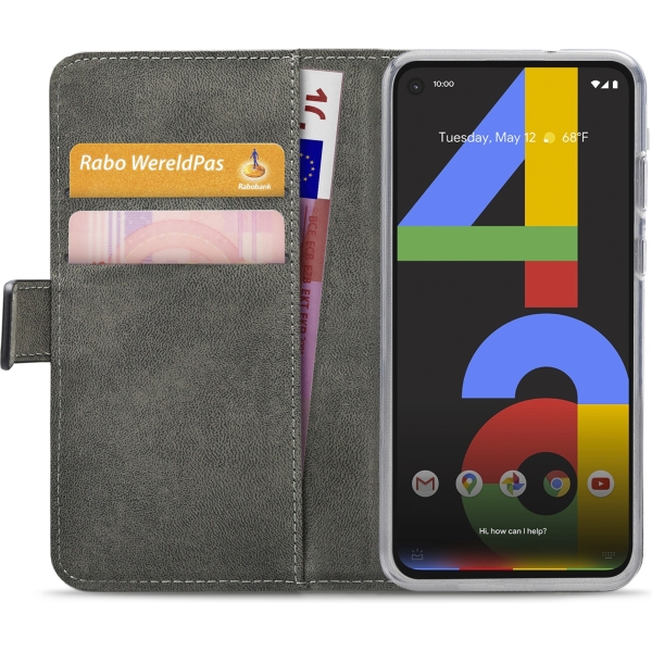 Mobilize Classic Gelly Wallet Book Case Google Pixel 4A 5G Black - Afbeelding 4