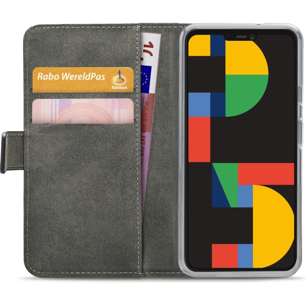 Mobilize Classic Gelly Wallet Book Case Google Pixel 5 Black - Afbeelding 4