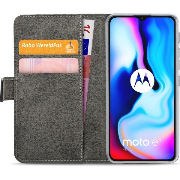 Mobilize Classic Gelly Wallet Book Case Motorola Moto E7 Plus/Moto G9 Play Black - Afbeelding 4