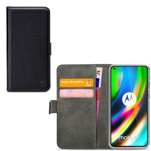 Mobilize Classic Gelly Wallet Book Case Motorola Moto G9 Plus Black