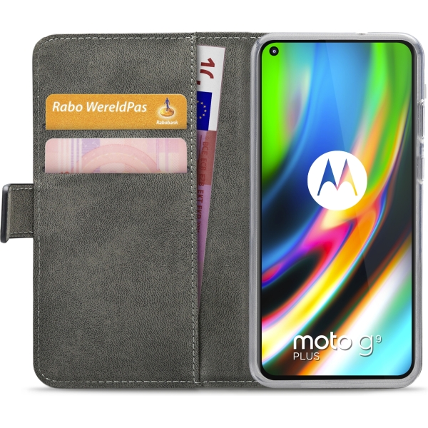 Mobilize Classic Gelly Wallet Book Case Motorola Moto G9 Plus Black - Afbeelding 4
