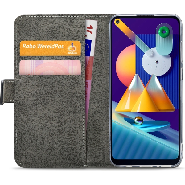 Mobilize Classic Gelly Wallet Book Case Samsung Galaxy M11 Black - Afbeelding 4