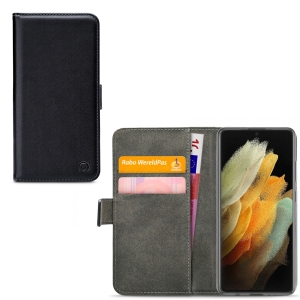 Mobilize Classic Gelly Wallet Book Case Samsung Galaxy S21 Ultra 5G Black