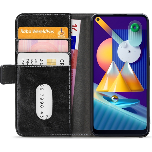 Mobilize Elite Gelly Wallet Book Case Samsung Galaxy M11 Black - Afbeelding 4