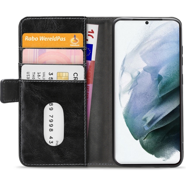 Mobilize Elite Gelly Wallet Book Case Samsung Galaxy S21+ 5G Black - Afbeelding 4