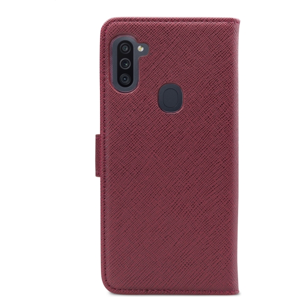 My Style Flex Wallet For Samsung Galaxy M11 Bordeaux - Afbeelding 2
