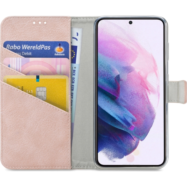 My Style Flex Wallet For Samsung Galaxy S21 5G Pink - Afbeelding 3
