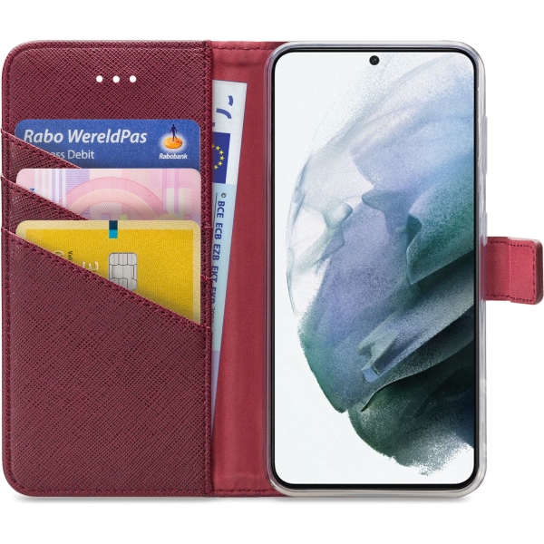 My Style Flex Wallet For Samsung Galaxy S21+ 5G Bordeaux - Afbeelding 3