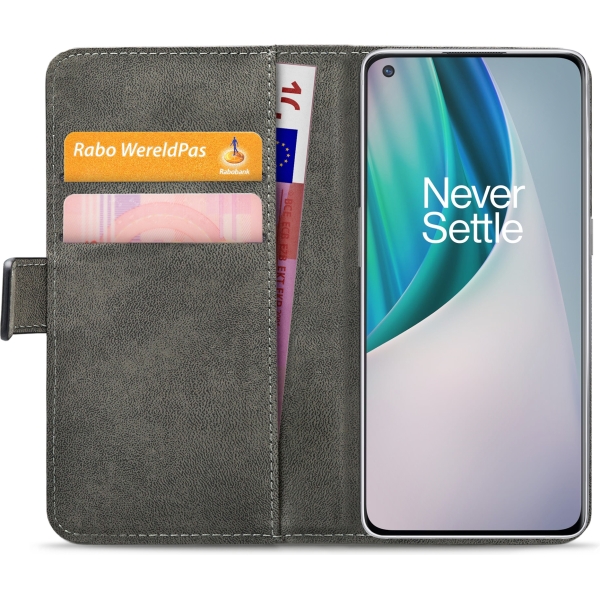 Mobilize Classic Gelly Wallet Book Case Oneplus Nord N10 5G Black - Afbeelding 4