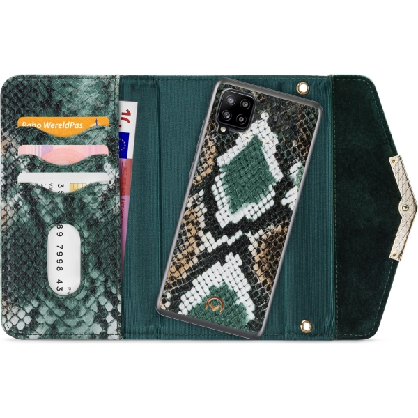 Mobilize 2In1 Gelly Velvet Clutch For Samsung Galaxy A42/A42 5G Green Snake - Afbeelding 4