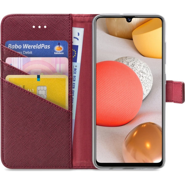 My Style Flex Wallet For Samsung Galaxy A42/A42 5G Bordeaux - Afbeelding 3