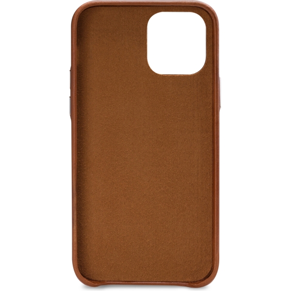 Senza Desire Leather Cover With Card Slot Apple Iphone 12 Mini Burned Cognac - Afbeelding 2