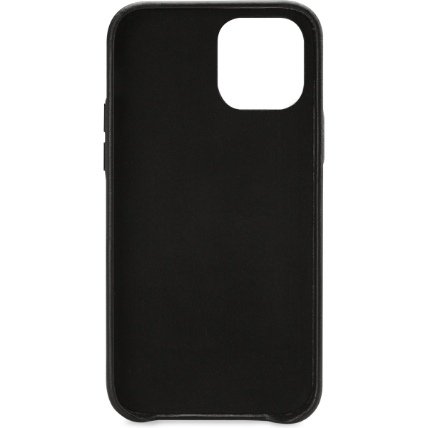 Senza Pure Leather Cover With Card Slot Apple Iphone 12/12 Pro Deep Black - Afbeelding 2