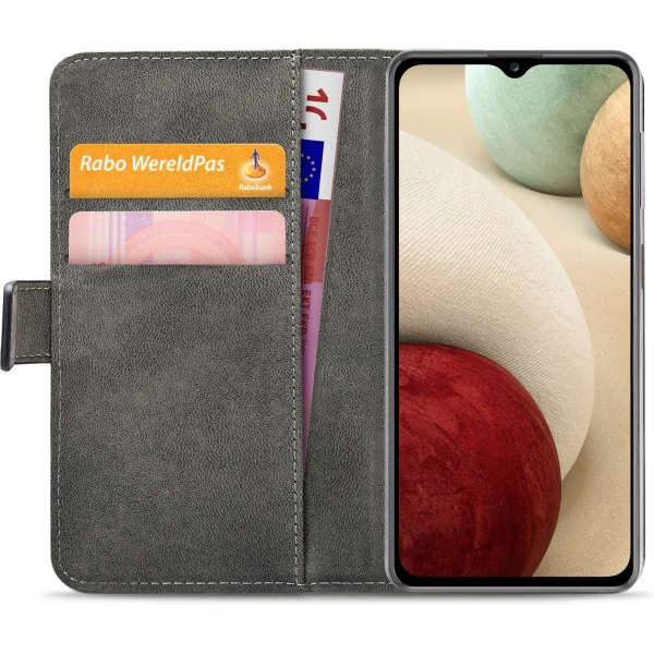 Mobilize Classic Gelly Wallet Book Case Samsung Galaxy A12/M12 Black - Afbeelding 4
