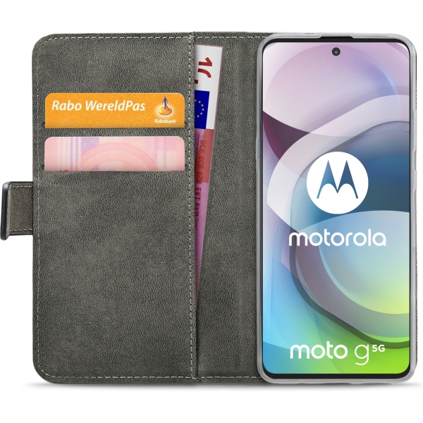 Mobilize Classic Gelly Wallet Book Case Motorola Moto G 5G Black - Afbeelding 4