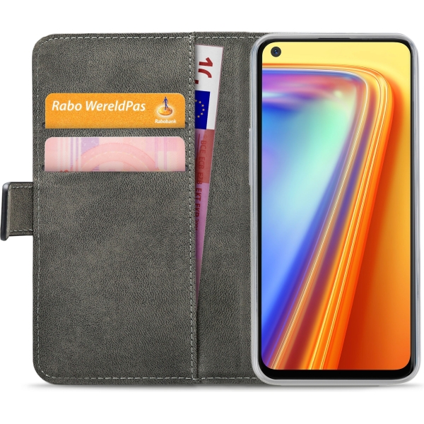 Mobilize Classic Gelly Wallet Book Case Realme 7 Black - Afbeelding 4
