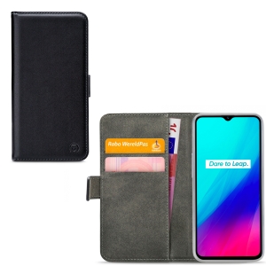 Mobilize Classic Gelly Wallet Book Case Realme C3 Black
