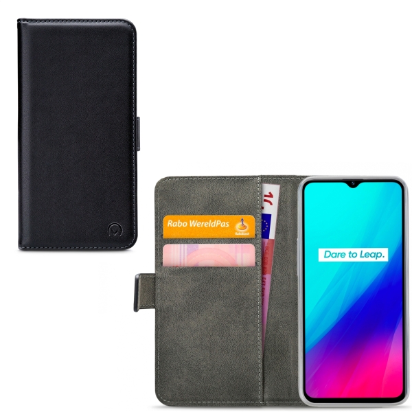 Mobilize Classic Gelly Wallet Book Case Realme C3 Black