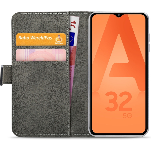 Mobilize Classic Gelly Wallet Book Case Samsung Galaxy A32 5G Black - Afbeelding 4