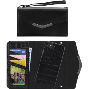 Mobilize 2In1 Elegant Magnet Clutch Apple Iphone 6/6S/7/8/Se (2020/2022) Black Croco