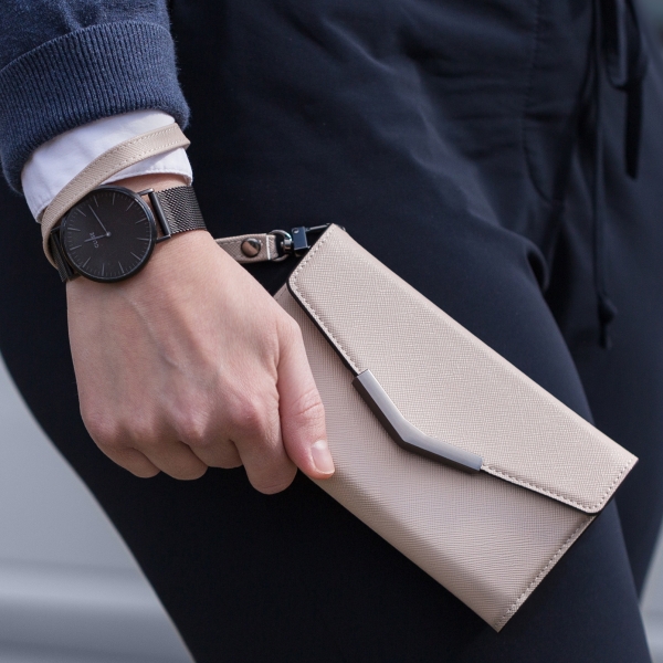 Mobilize 2In1 Elegant Magnet Clutch Apple Iphone 6/6S/7/8/Se (2020/2022) Black Croco - Afbeelding 12