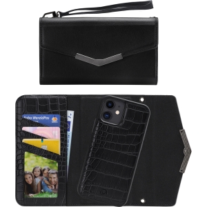 Mobilize 2In1 Elegant Magnet Clutch Apple Iphone Xr/11 Black Croco