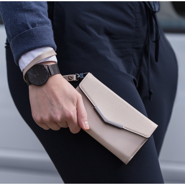 Mobilize 2In1 Elegant Magnet Clutch Apple Iphone Xr/11 Beige Snake - Afbeelding 8