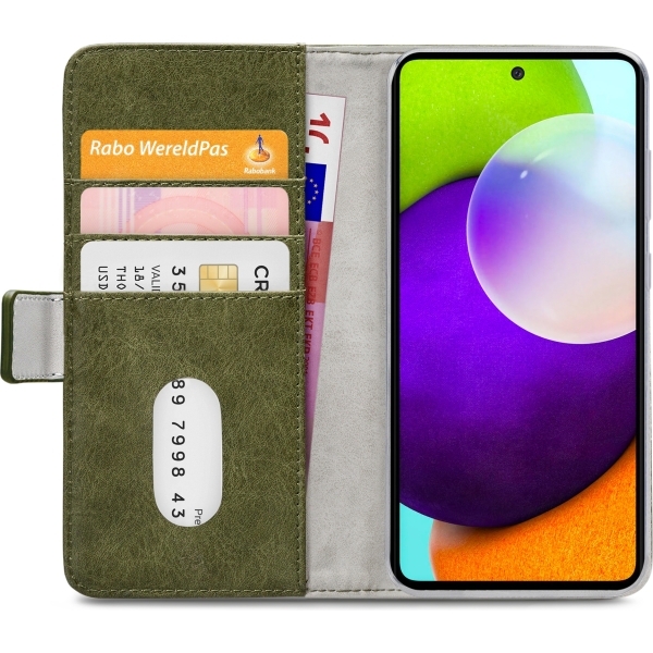 Mobilize Elite Gelly Wallet Book Case Samsung Galaxy A52/A52 5G/A52S 5G Green - Afbeelding 4